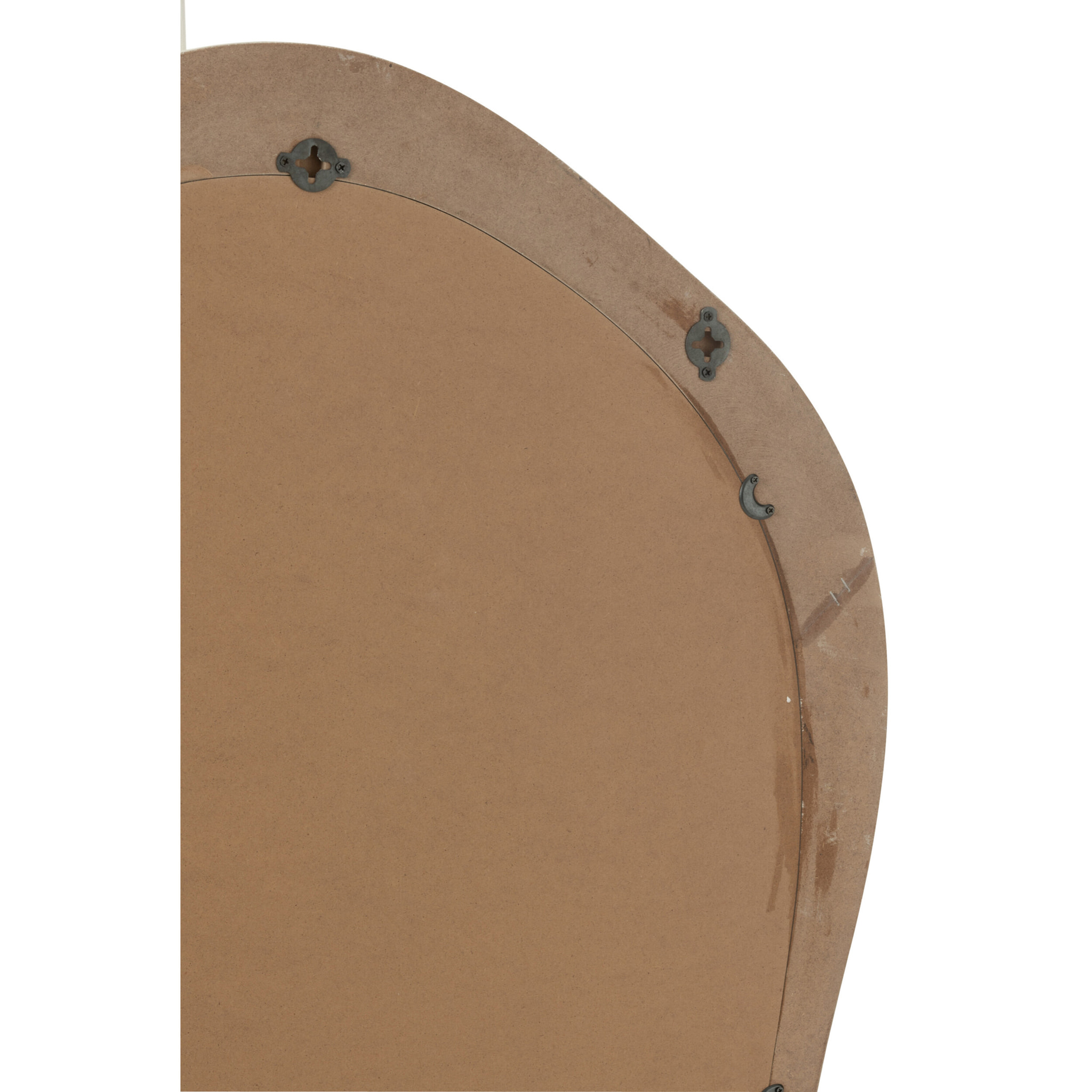 J-Line Miroir Mural Moderna Mdf/Miroir Blanc Small