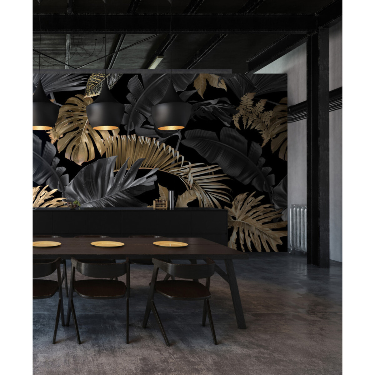 Papier peint panoramique Guyana Gold - Haute qualité et design unique, découvrez-le maintenant !
