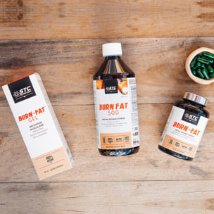 STC NUTRITION - Burn Fat 500 - Complexe brûle-graisses séchage extrême - Triple action brûle-graisses spécifique séchage + énergisant + désinfiltrant - Flacon de 500 ml