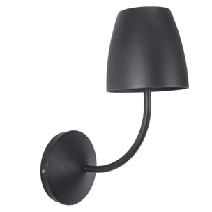 Forlight Eclipta II aplique negro con luz led blanco cálido 3000K