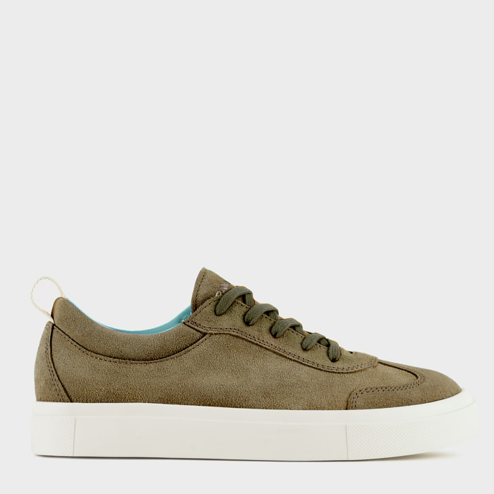 SNEAKER P08 UOMO IN SUEDE VERDE FORESTA