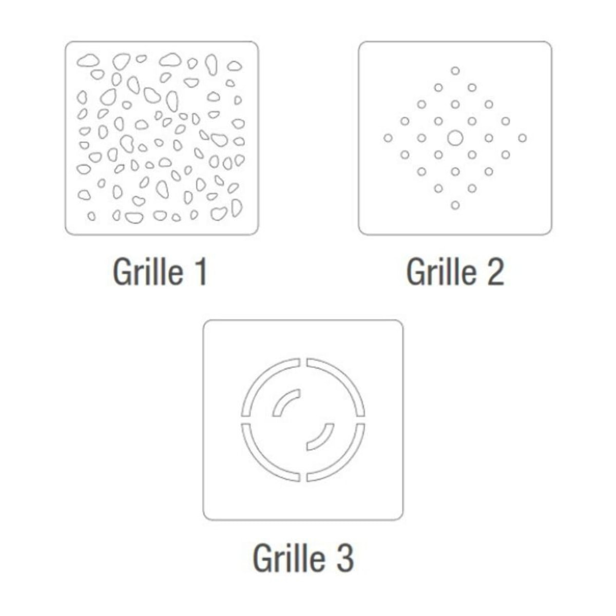 KINEDO Receveur extra-plat découpable Kinemoon 120 x 90 sable grille 1