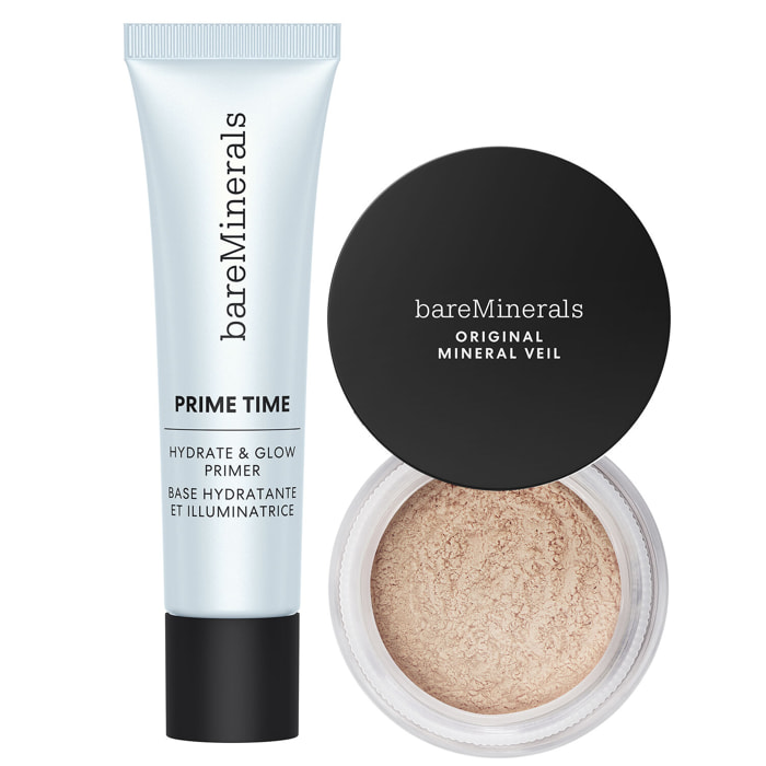 Complexion Heroes - Coffret Primer Hydrate&Glow 30ml + Mini Loose Mineral Veil 2g