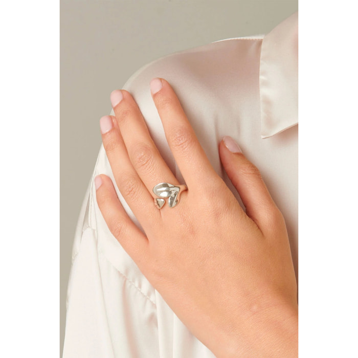 Anillo Leaf me alone Metal 12