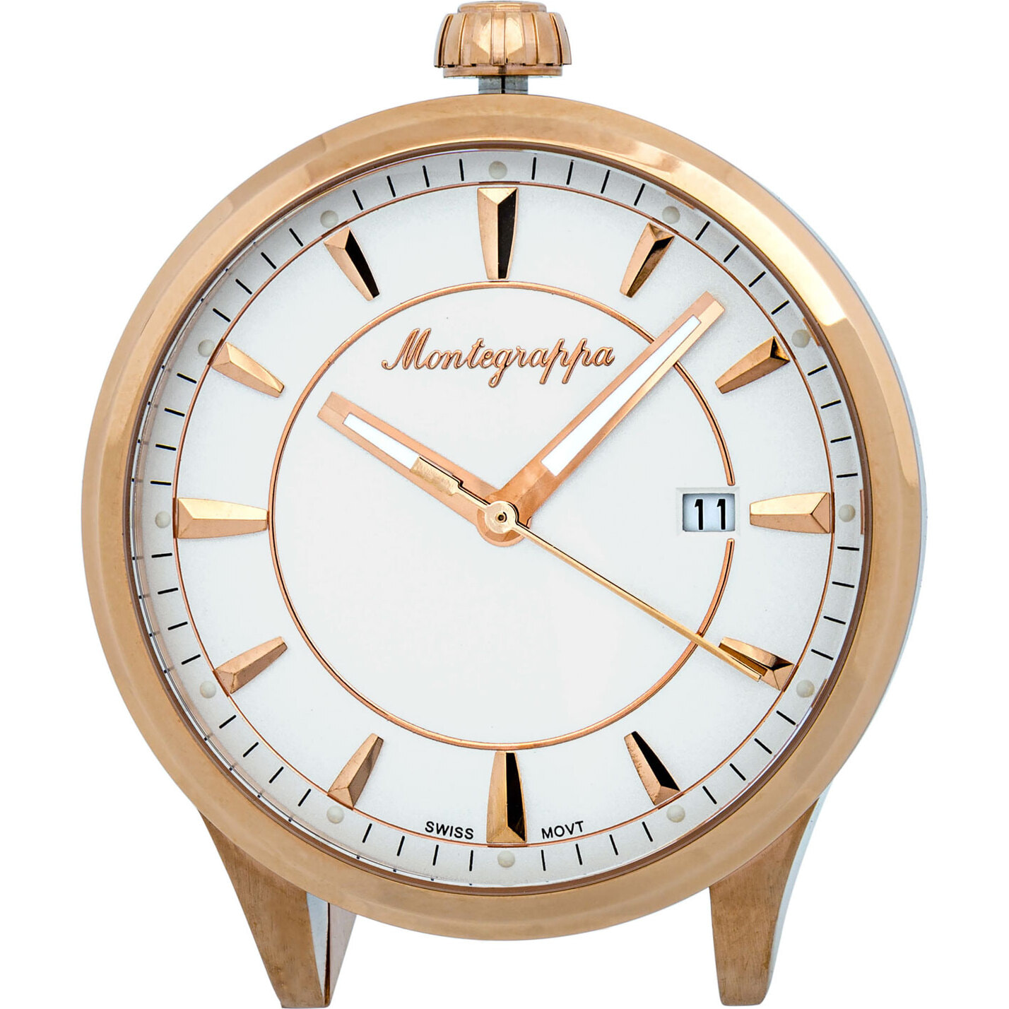 Reloj Montegrappa IDFOTCRW Unisex Analogico Cuarzo ronda swiss made con Correa de