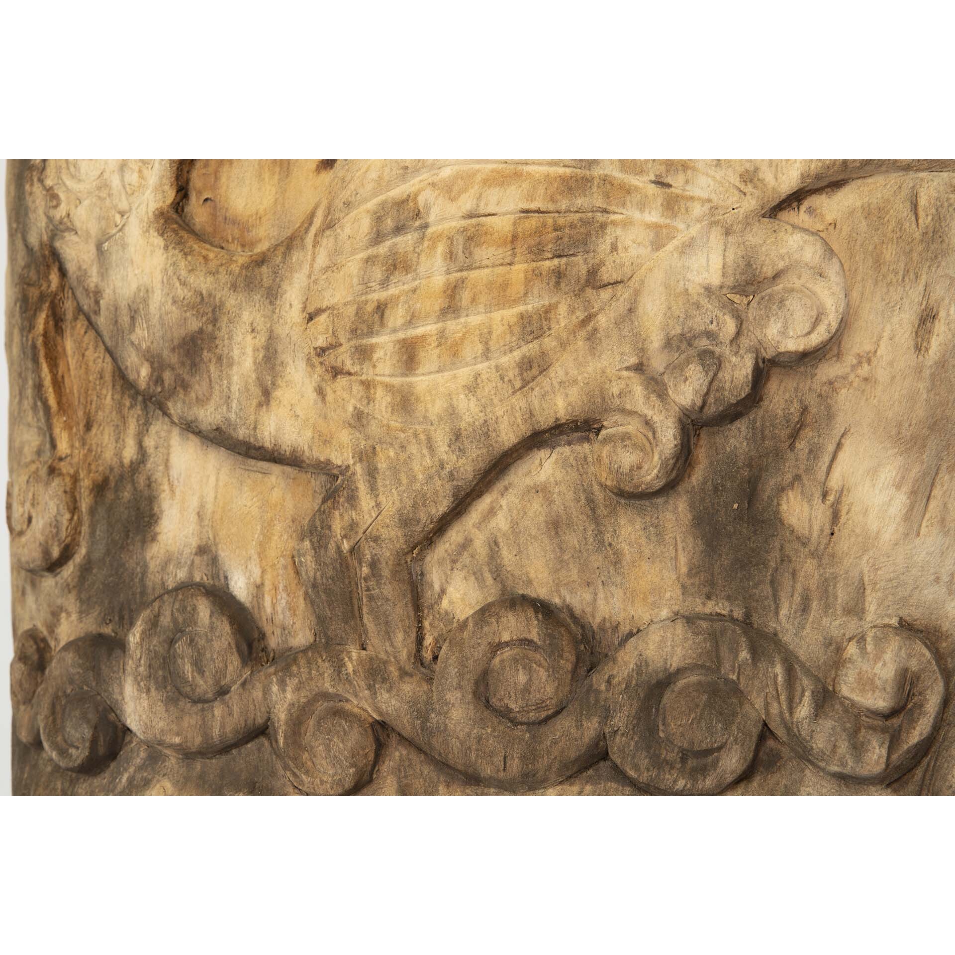 Figura Madera Natural 46x20x213 Cm