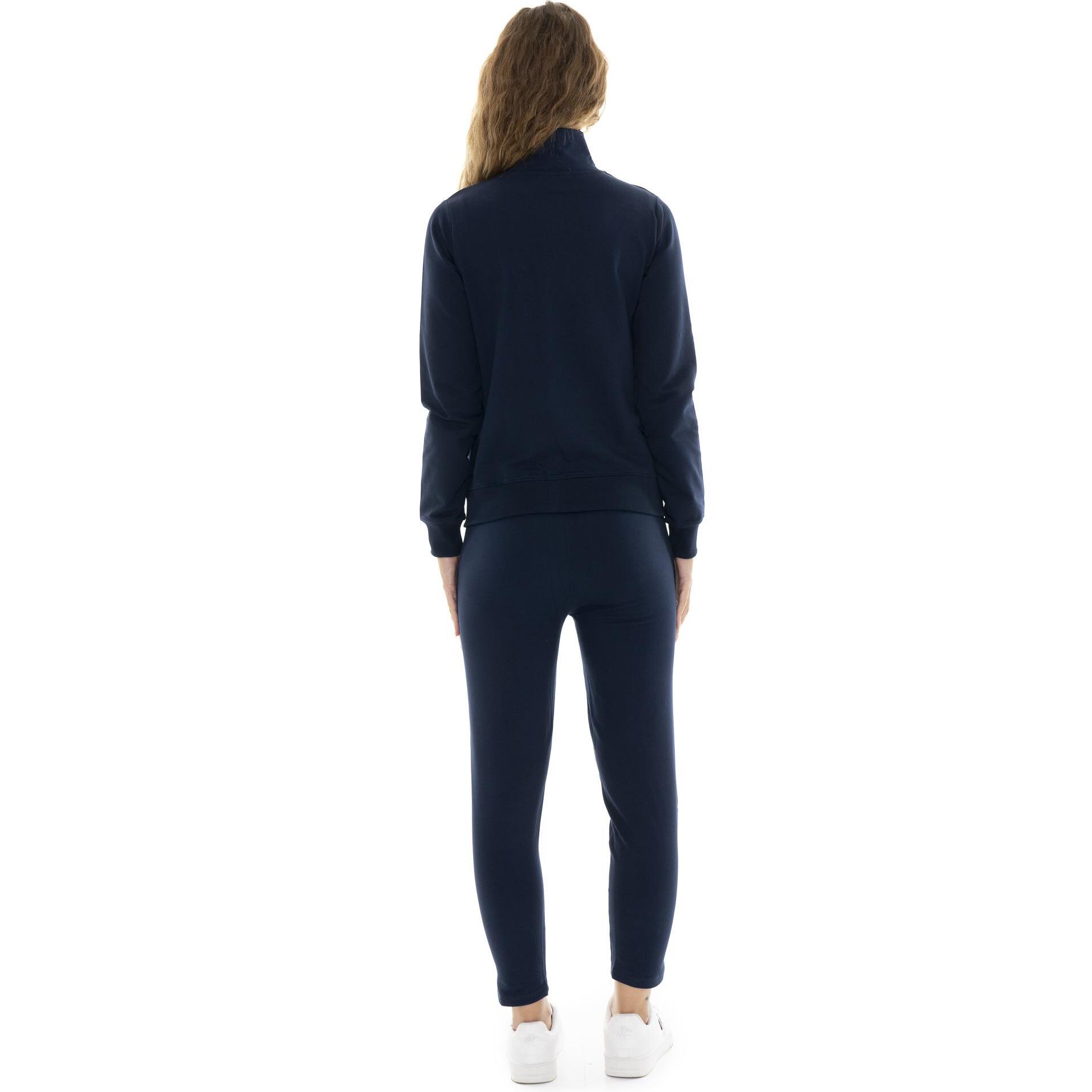 Tuta da donna invernale con colletto e zip "Silver"