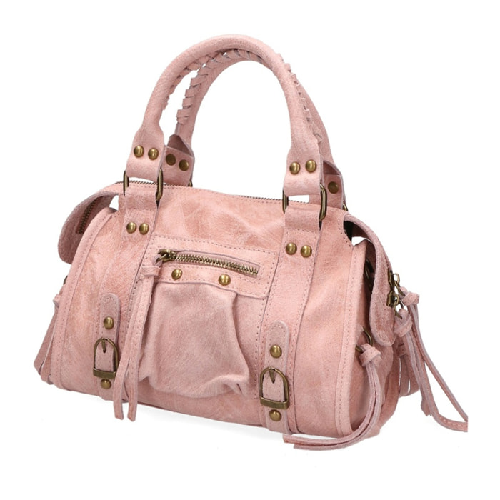 Borsa a spalla da donna - Modello Erisia - Vera pelle - 25.0 x 15.0 x 10.0 cm