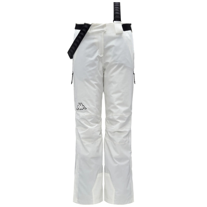 Kappa - Pantaloni Donna Bianco - 8Cento 834