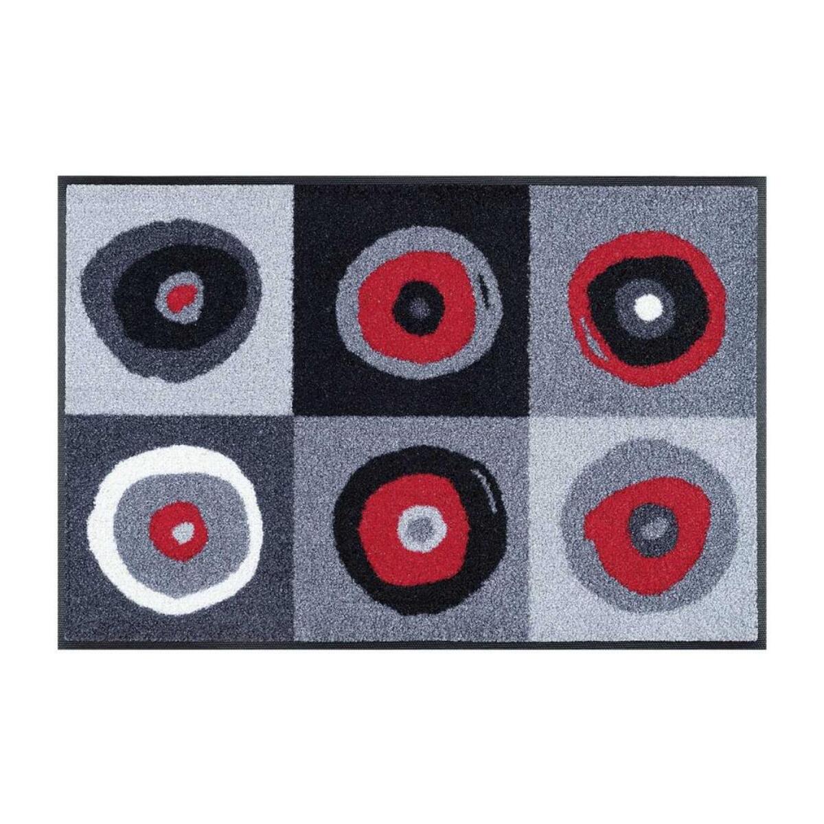 Tapis salon et chambre tissé motif rond FARE