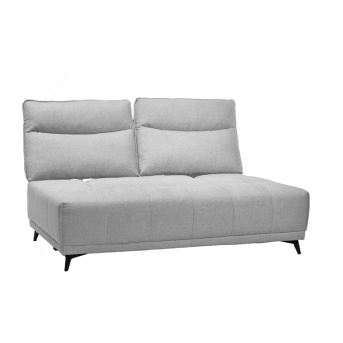 Chauffeuse 2 places de canapé modulable en tissu - BORA