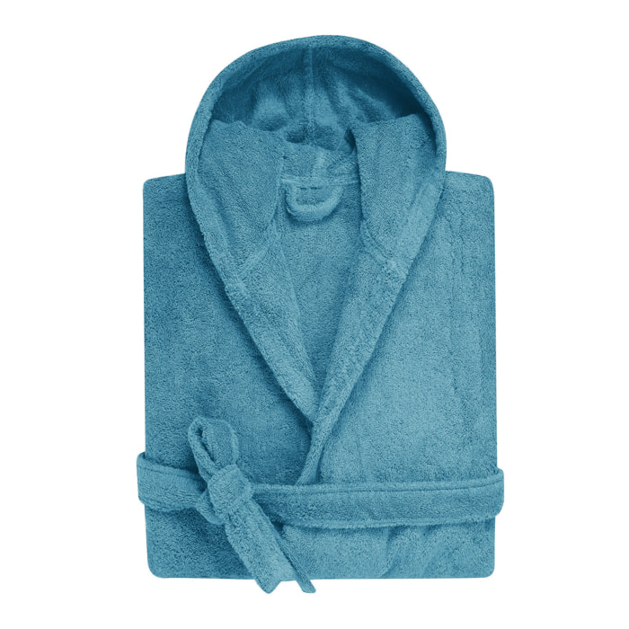 Peignoir capuche 100% Coton BIO, DOUCEUR NATURE