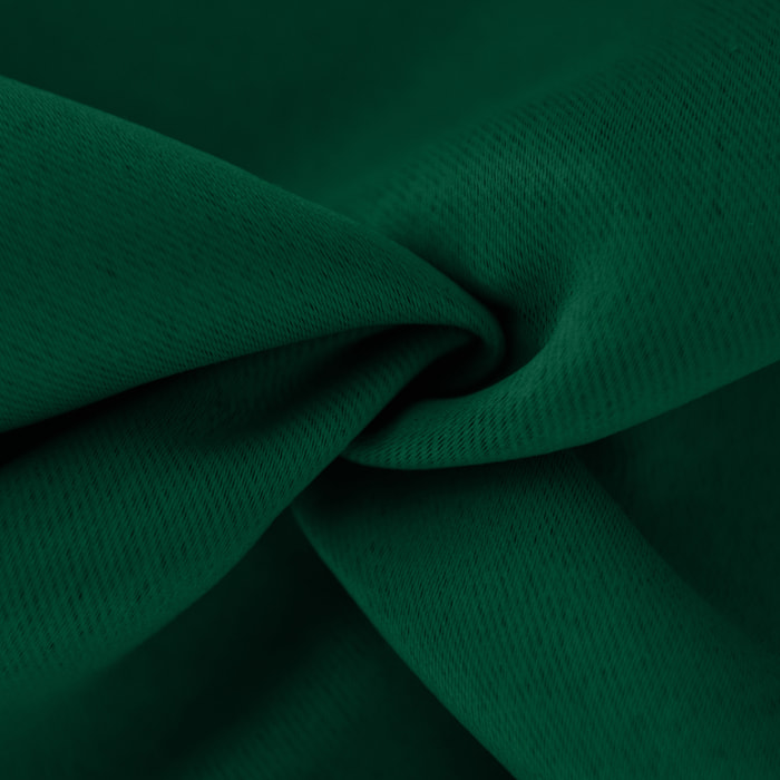 Tissu occultant et uni - Vert emeraude