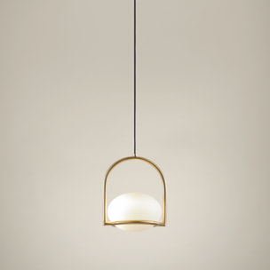 LEDS C4 Coco Single - Lámpara Colgante de Techo E14 Dorado
