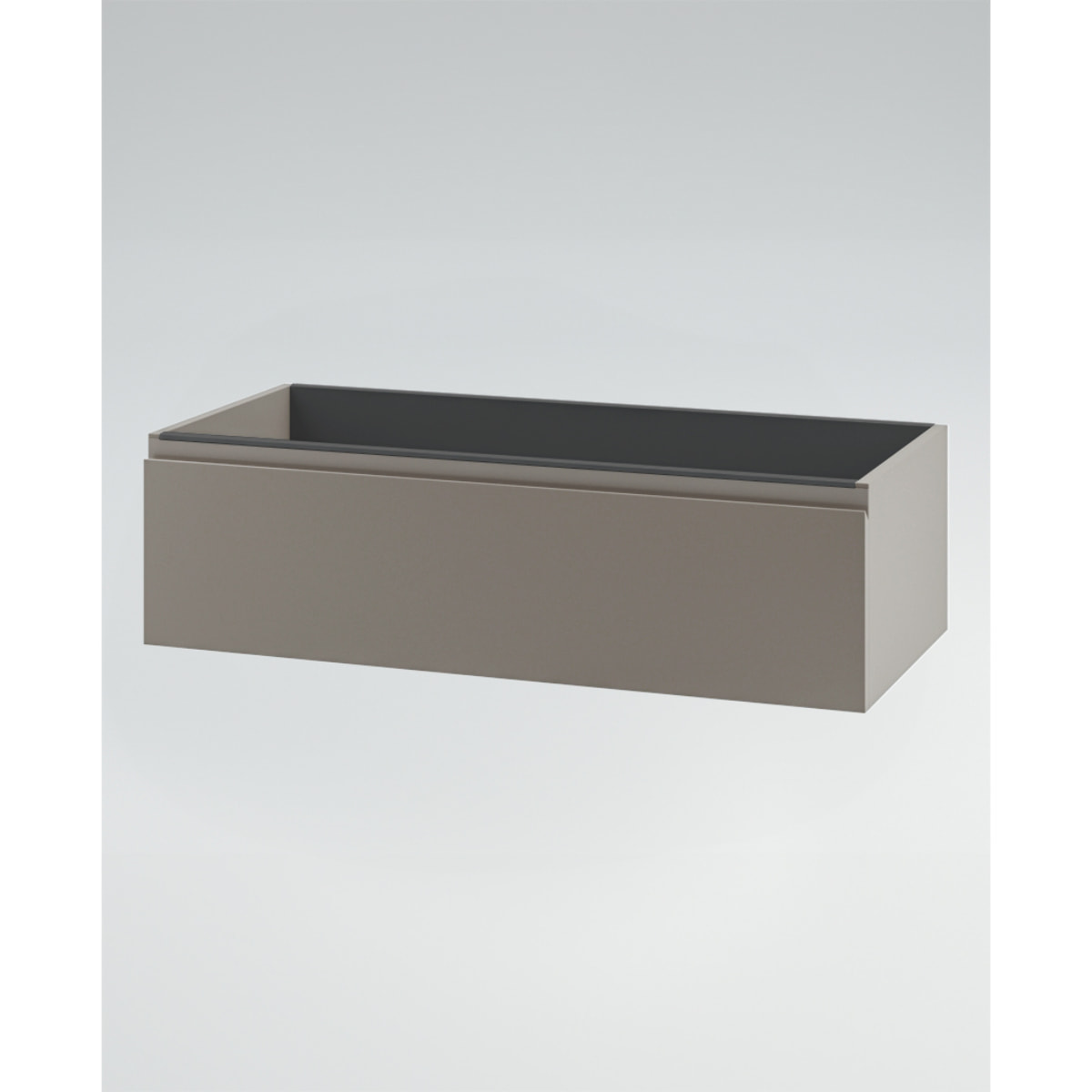 MOBILE DA BAGNO ZEFIRO 100 TORTORA MILANO- 7 PEZZI