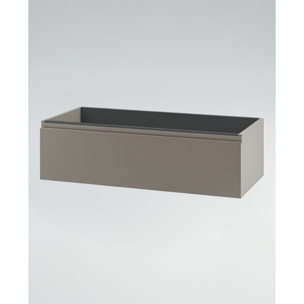 MOBILE DA BAGNO ZEFIRO 100 TORTORA MILANO- 7 PEZZI