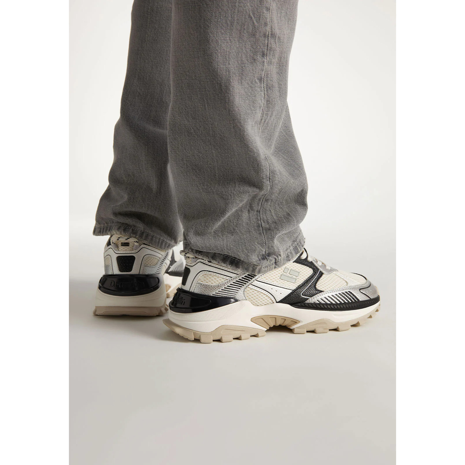 Zapatillas Deportivas de Mujer 347 Track Flame Plata / Negro