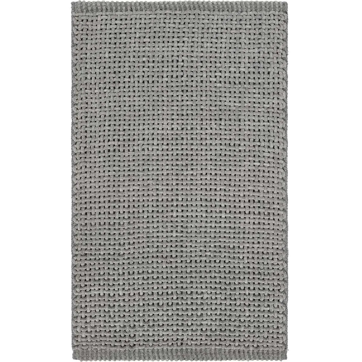 Tappeto bagno CRAZY CEMENTO in microfibra misto cotone, morbido antiscivolo lavabile in lavatrice, tappetino lavabo sanitari bagno