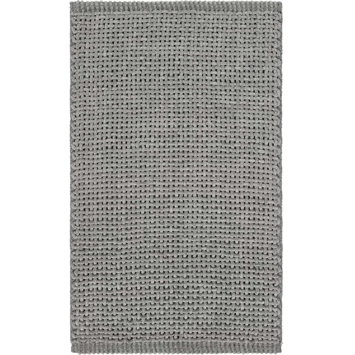 Tappeto bagno CRAZY CEMENTO in microfibra misto cotone, morbido antiscivolo lavabile in lavatrice, tappetino lavabo sanitari bagno