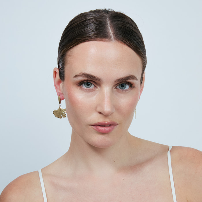 Pendientes Bese acabado oro amarillo 18k