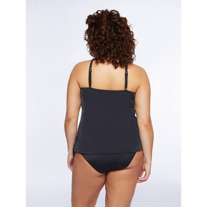 Fiorella Rubino - Tankini con escote de gota - Negro