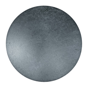 Plateau rotatif tournant 360° D. 55 cm céramique gris anthracite - LAZY