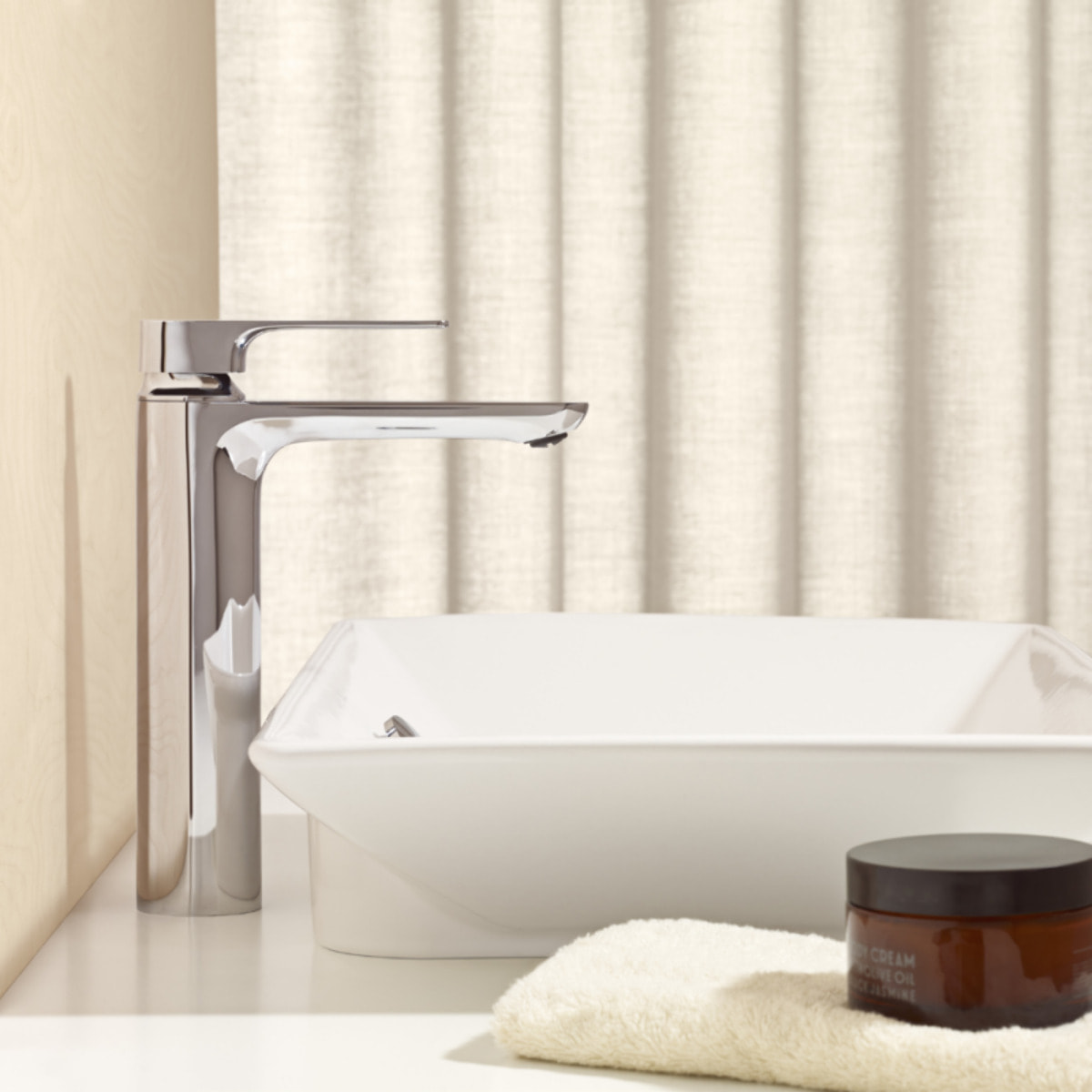 Lot de 2 mitigeurs lavabo haut Aleo+ avec vidage chromés