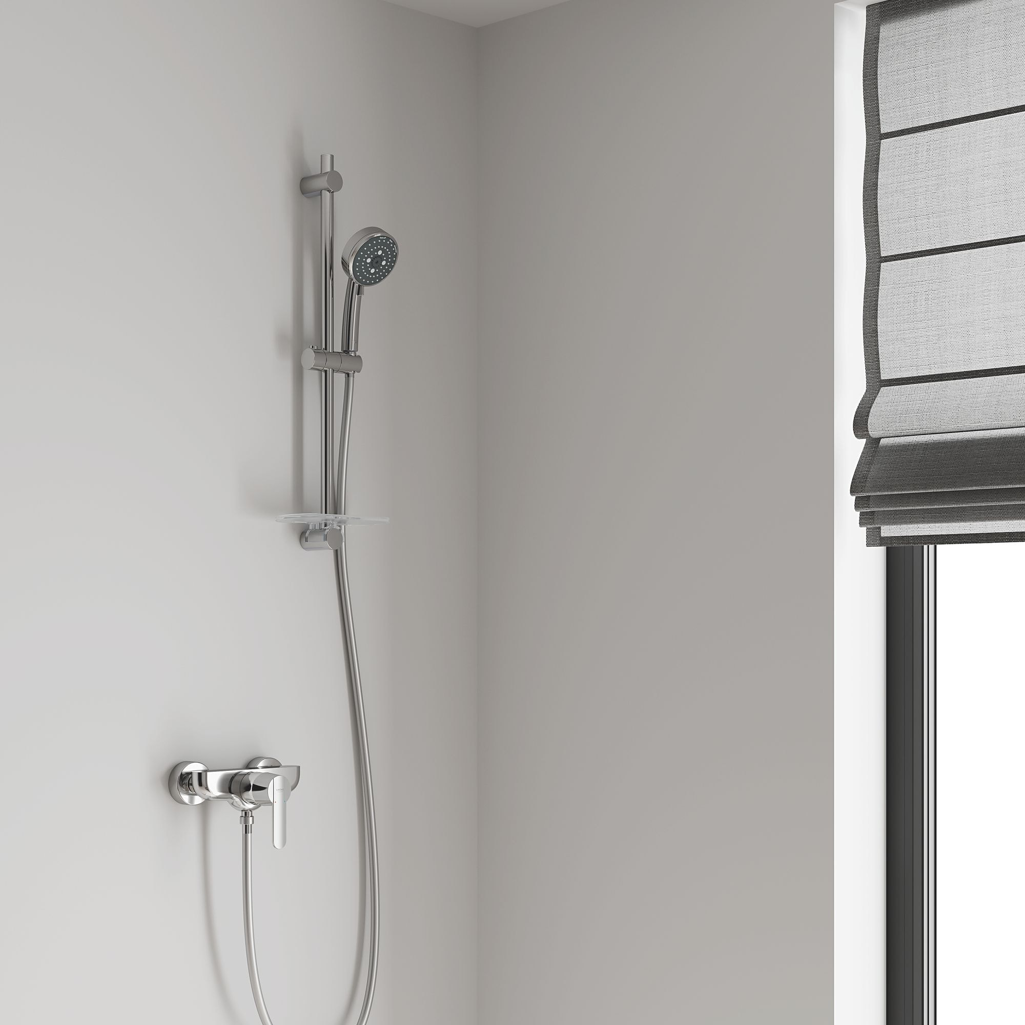 GROHE Vitalio Comfort 100 Ensemble de douche 3 jets avec barre Chromé 26096000