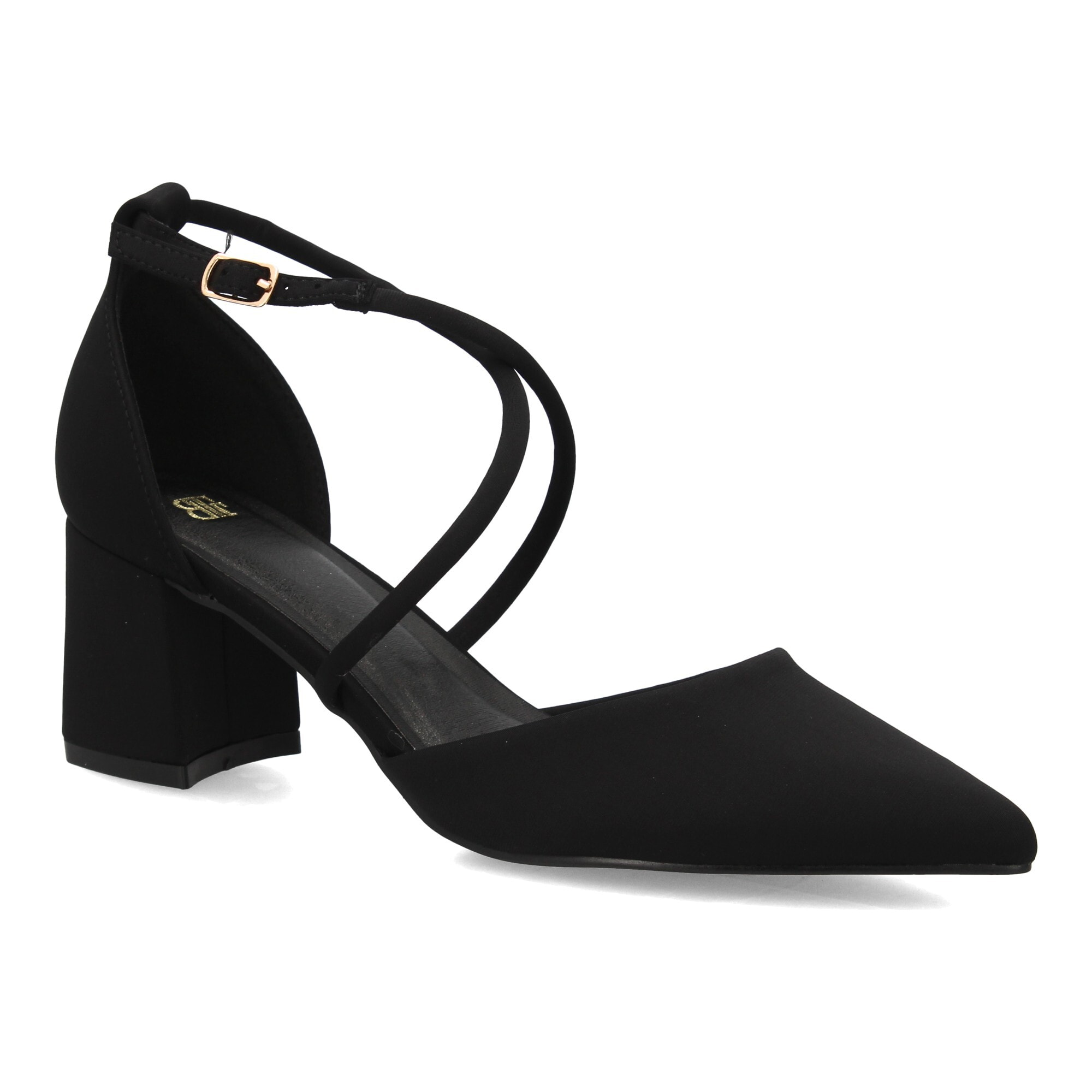 Zapato tacón ancho elegante para mujer