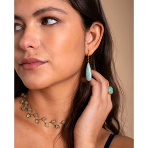 Pendientes con forma de gota.