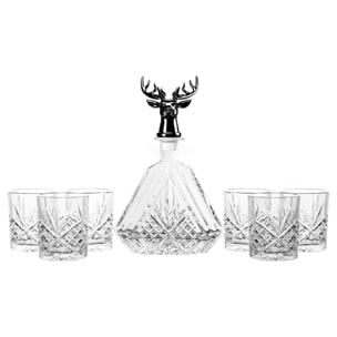 Set 7 Piezas Whisky Cristal 630 Ml