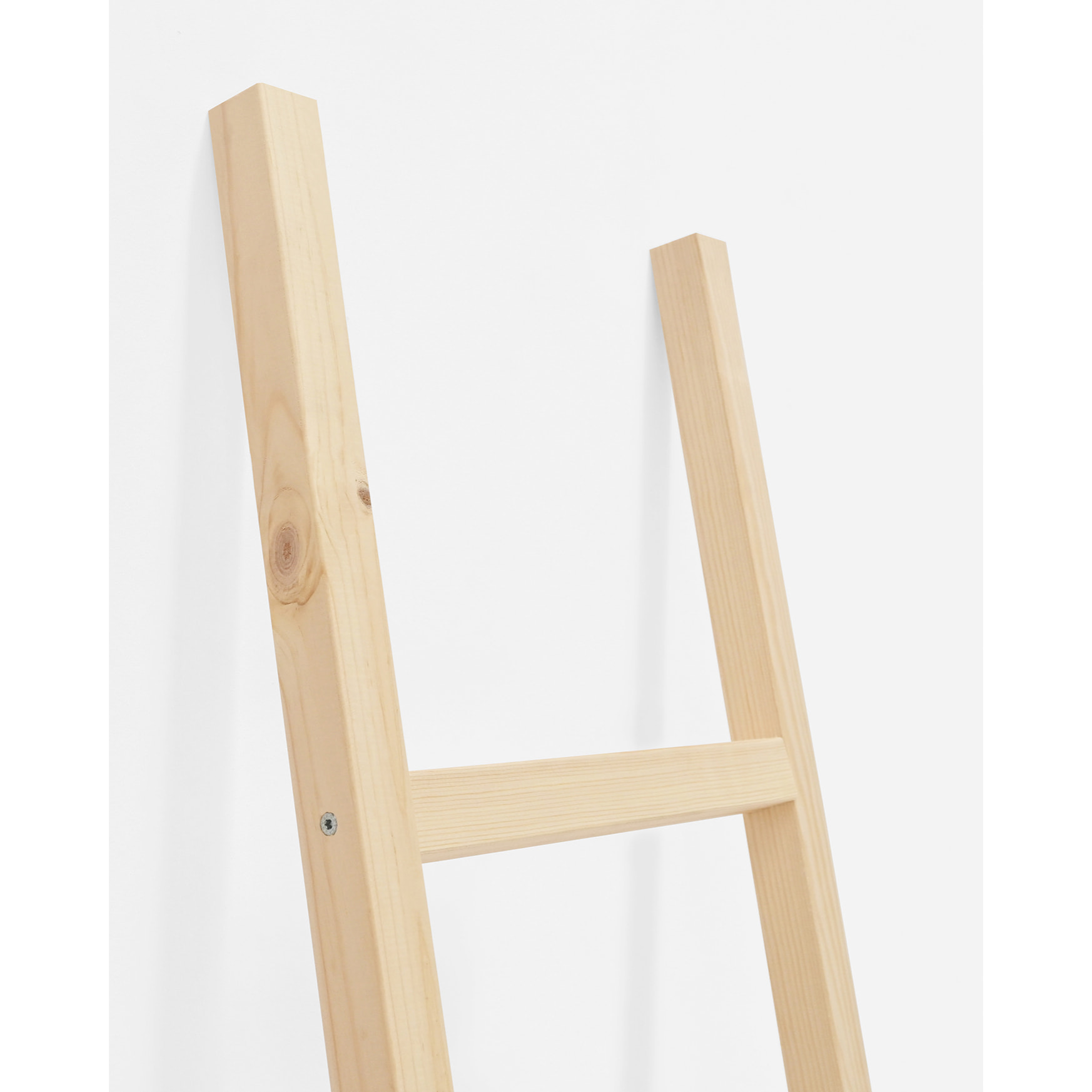 Échelle en bois massif ton naturel 150x41cm Hauteur: 150 Longueur: 41 Largeur: 3.5