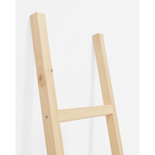 Échelle en bois massif ton naturel 150x41cm Hauteur: 150 Longueur: 41 Largeur: 3.5