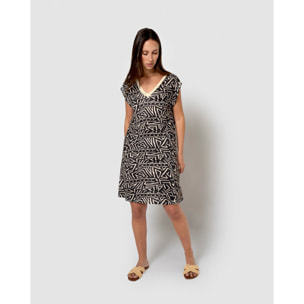 Vestido corto soft varanasi negro
