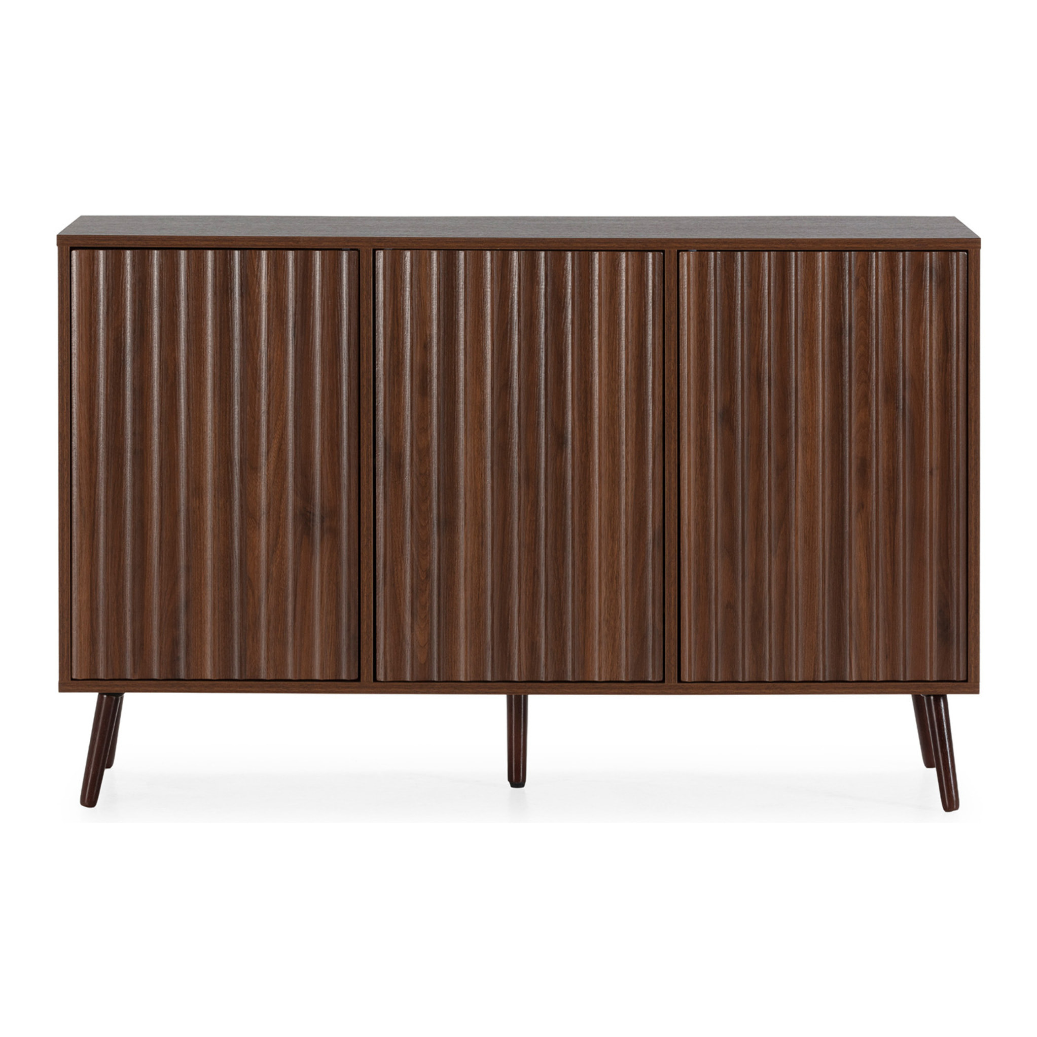 Aparador Lluvia 3 puertas efecto Nogal