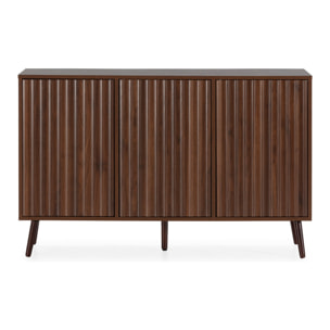 Aparador Lluvia 3 puertas efecto Nogal