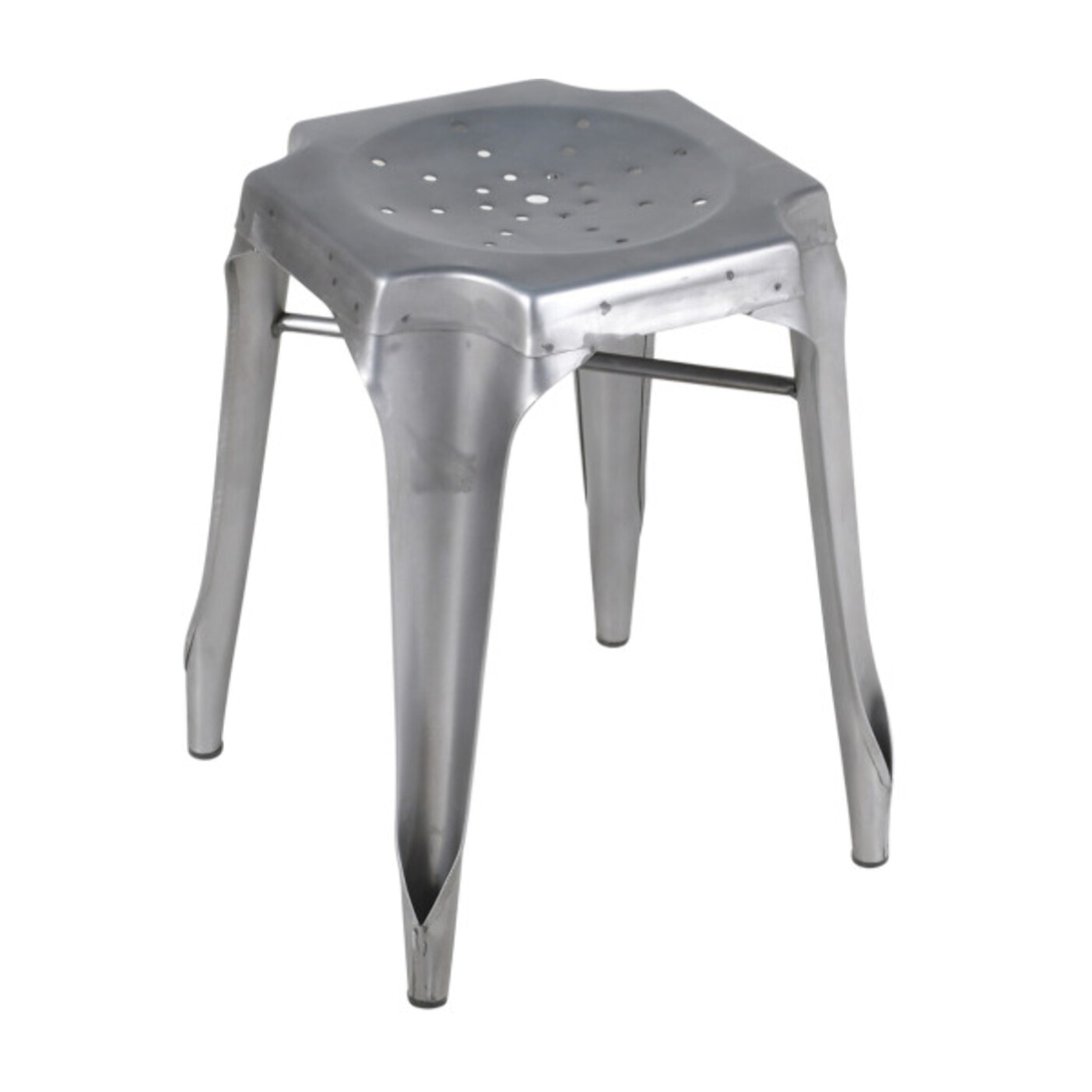 Tabouret en métal noir au style Industriel - STEAL
