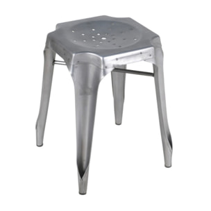 Tabouret en métal noir au style Industriel - STEAL