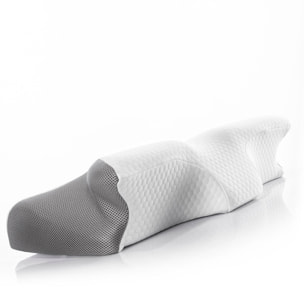 Almohada Viscoelástica Cervical con Contorno Ergonómico Conforti InnovaGoods - Blanco