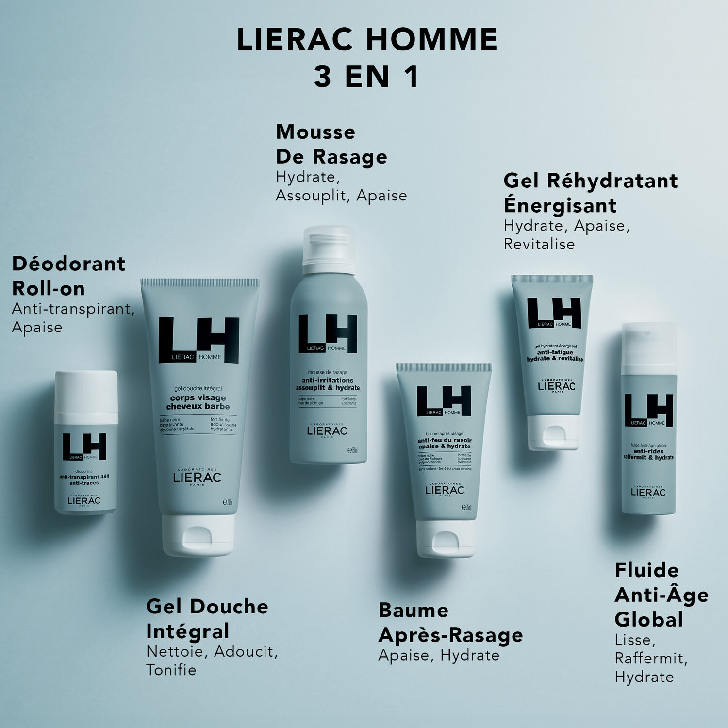 Lierac Homme - Gel Douche Intégral 200 ml