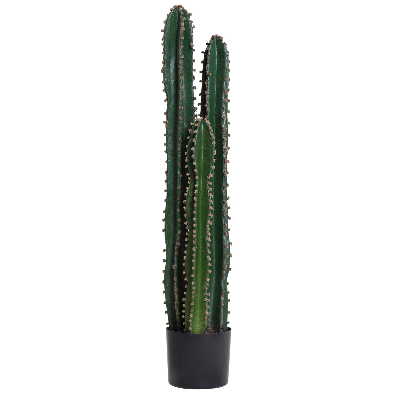 Cactus artificiel grand réalisme plante artificielle grande taille dim. Ø 17 x 100H cm vert