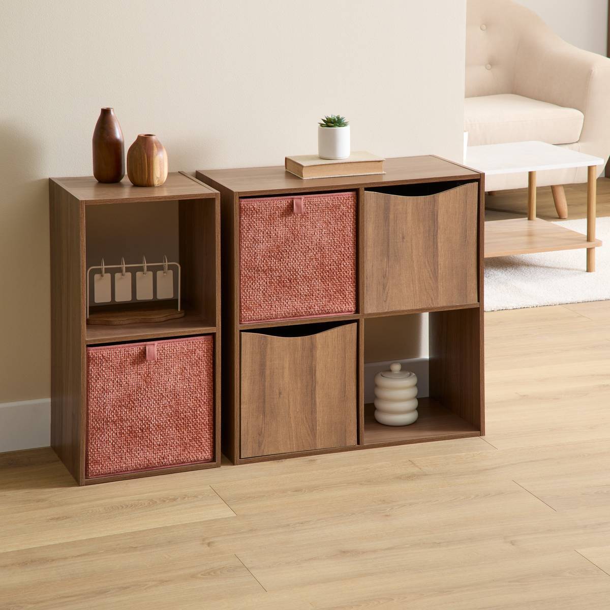 Boîte Mix'N Modul carré pliable 31x31cm moka