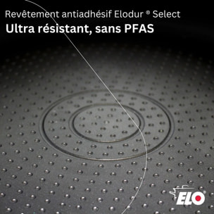 Wok 24 cm antiadhésif sans PFAS Elo Smart Wave