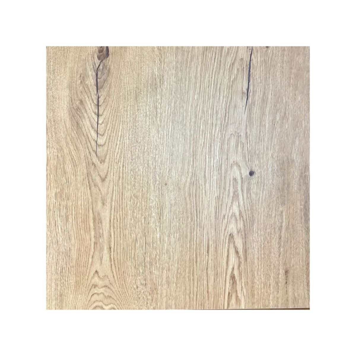 Table extensible L. 160/200 cm plateau placage en bois chêne - LOANA
