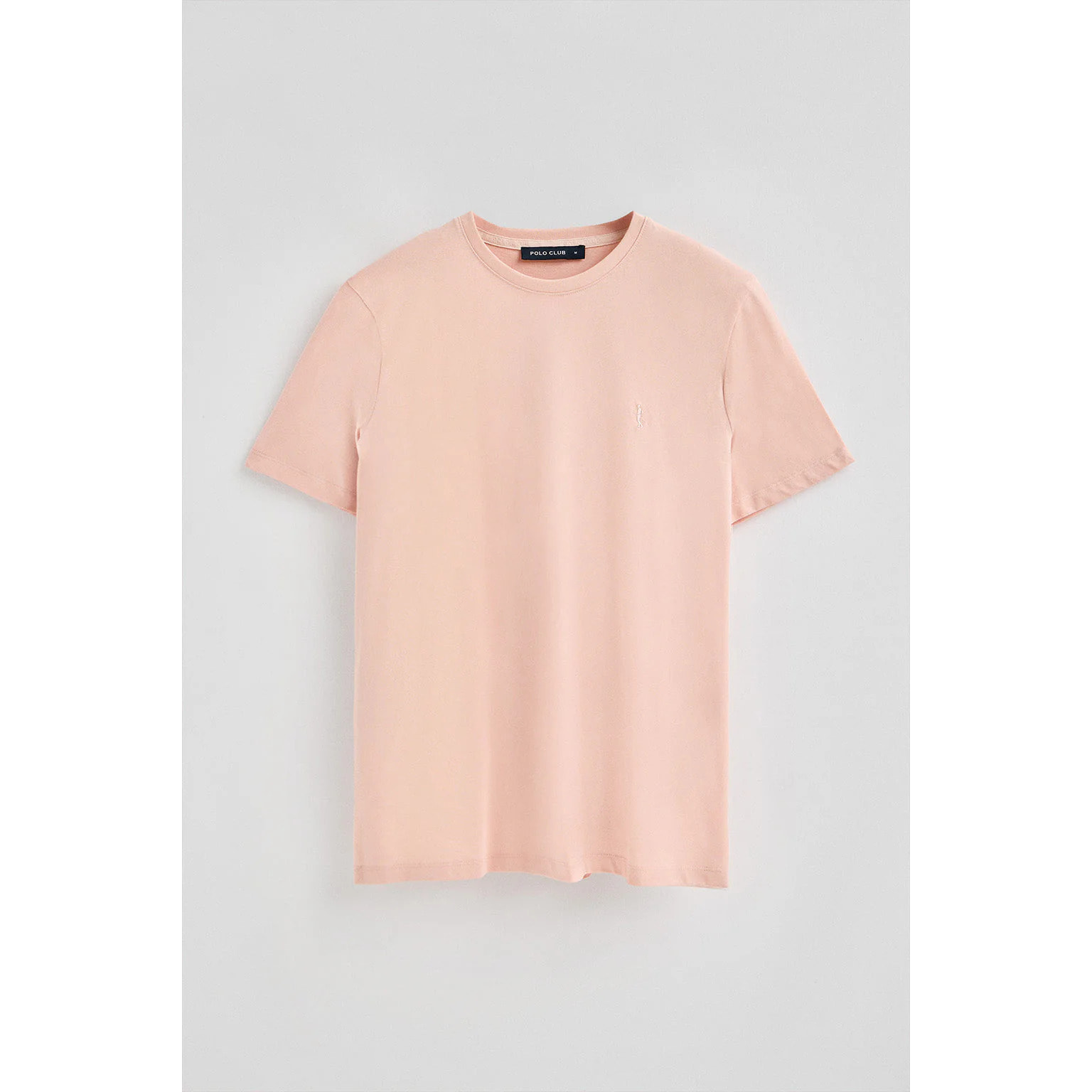 Maglietta nude basic a girocollo e ricamo Rigby Best