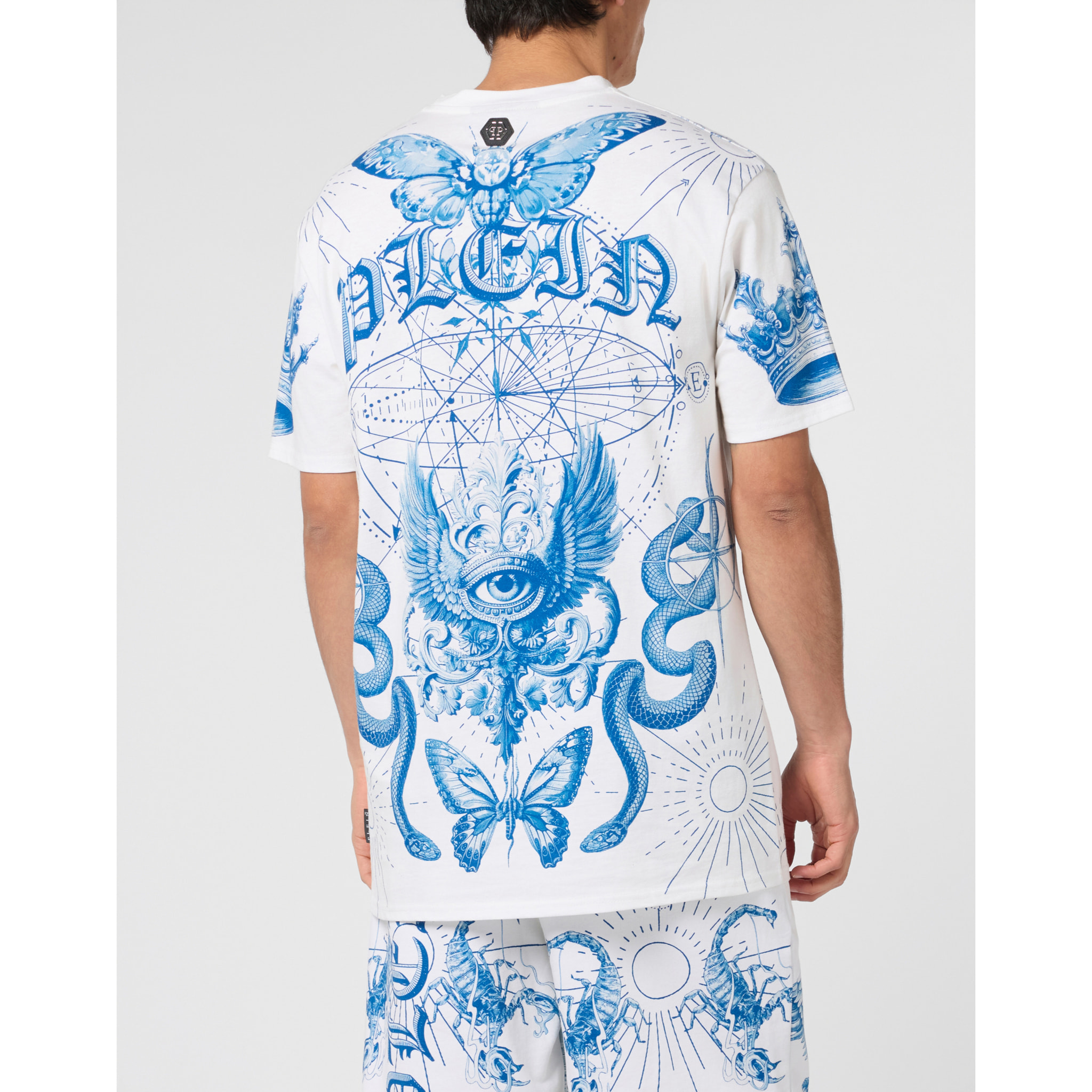 PHILIPP PLEIN Round Neck T-Shirt Tattoo