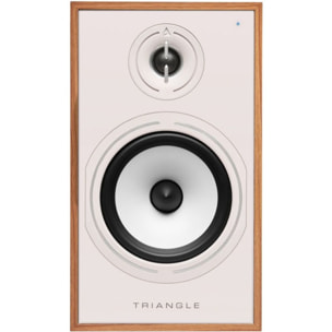 Enceinte bibliothèque active TRIANGLE BR03 Connect Chene
