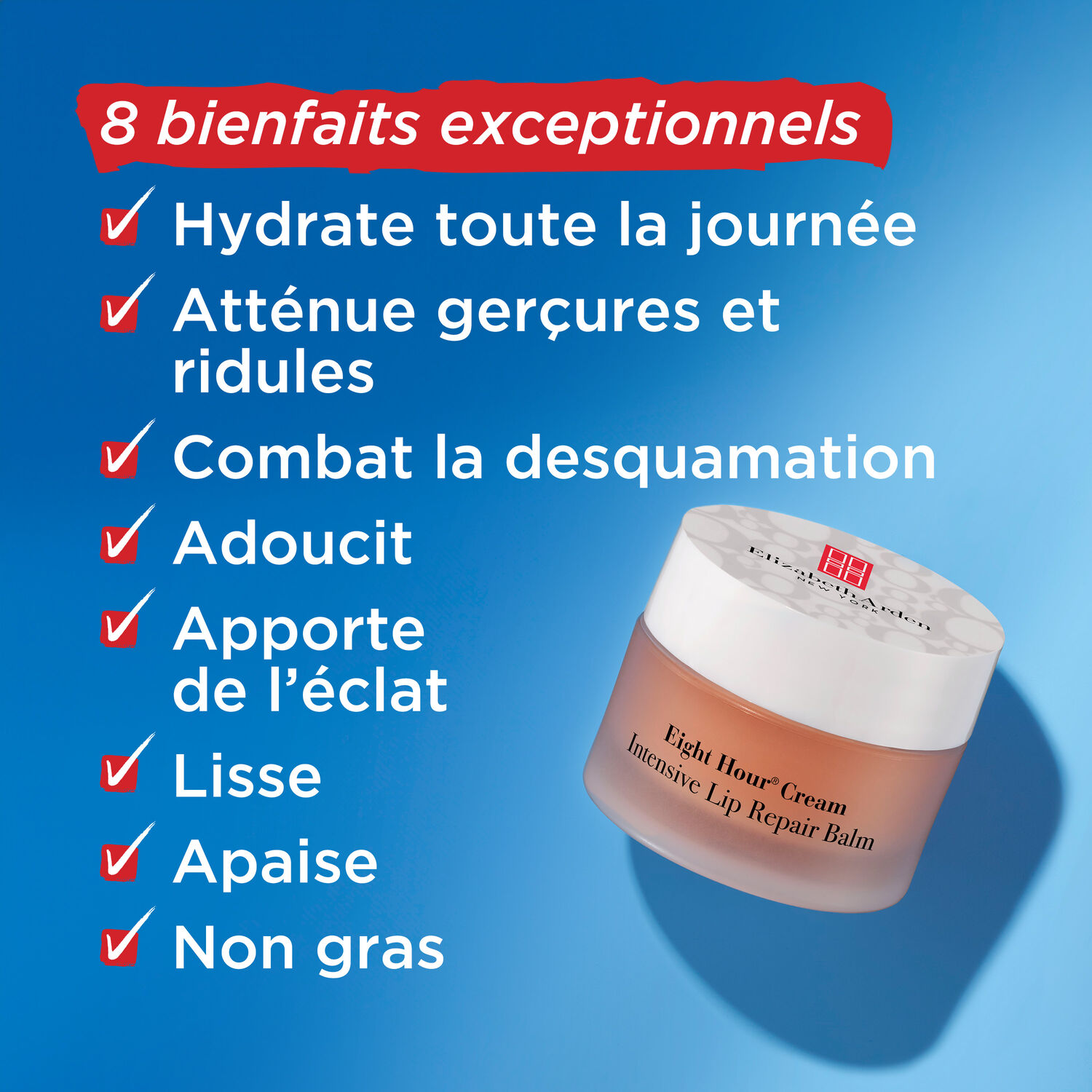 Eight Hour® Cream  - Baume Intense Réparateur Lèvres 15 ml