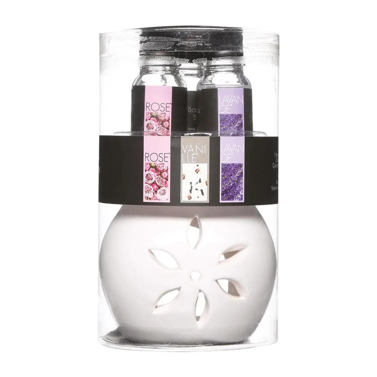 Brûle-parfum avec 3 huiles floral 10ml