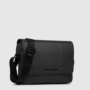 Piquadro Borsa messenger porta iPad® in tessuto gommato resistente all'acqua